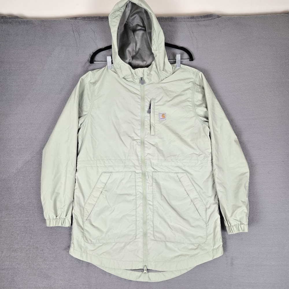Carhartt Jacket Womens Medium Rockford Rain Defender Lightweight Green 104221